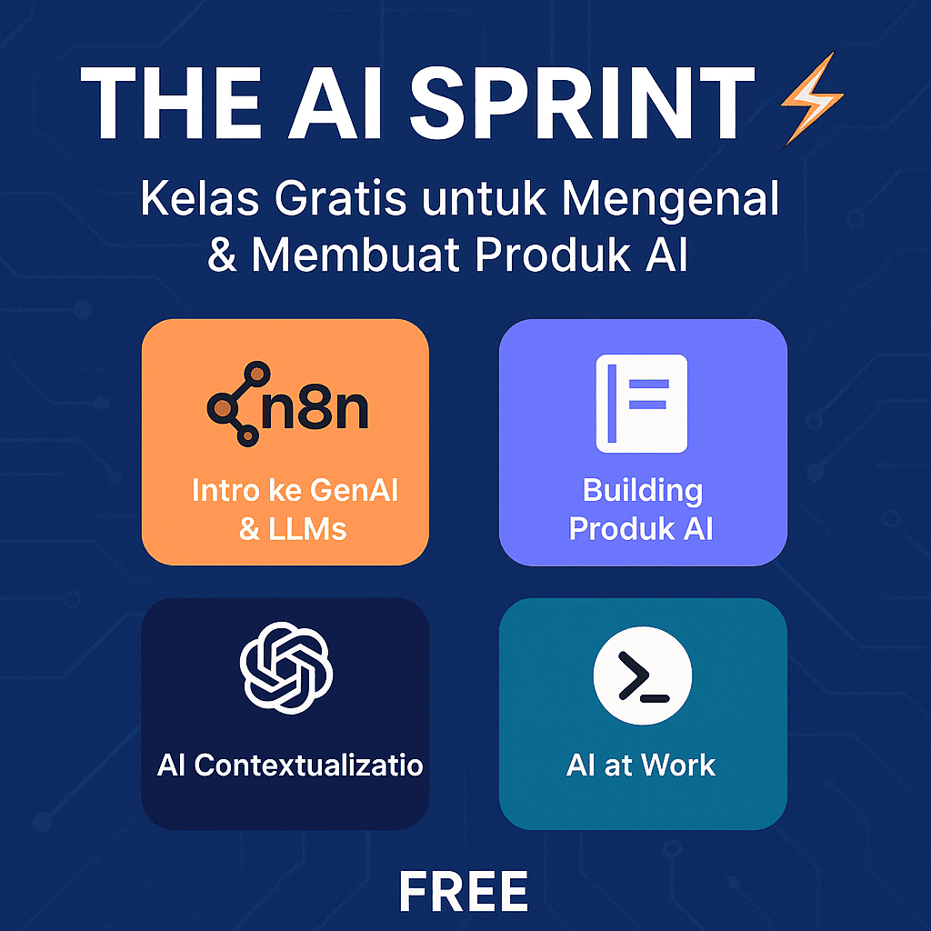 ⚡️ The AI Sprint: Langkah Awal Memahami dan Membangun Produk AI