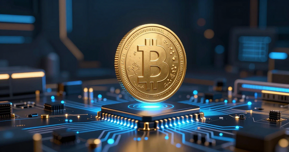 A dramatic illustration representing Anthropic's record $965 billion valuation milestone in the AI industry