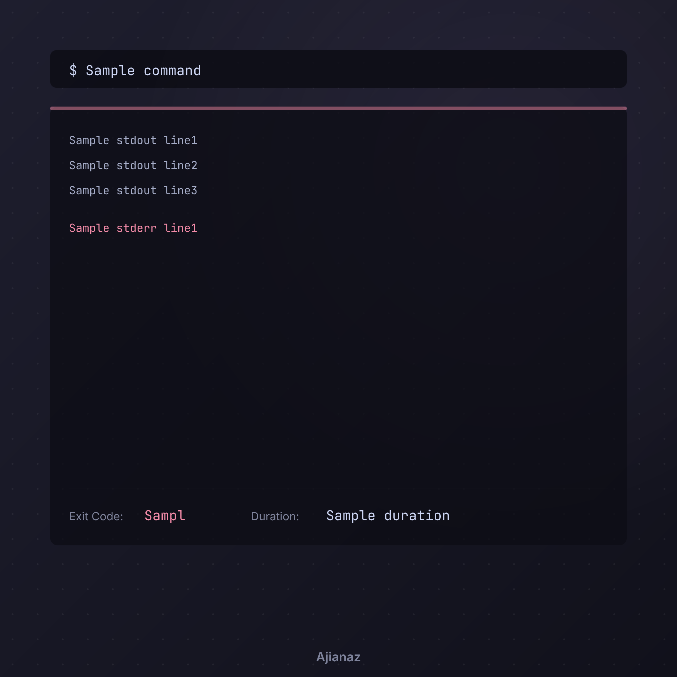 Command Result