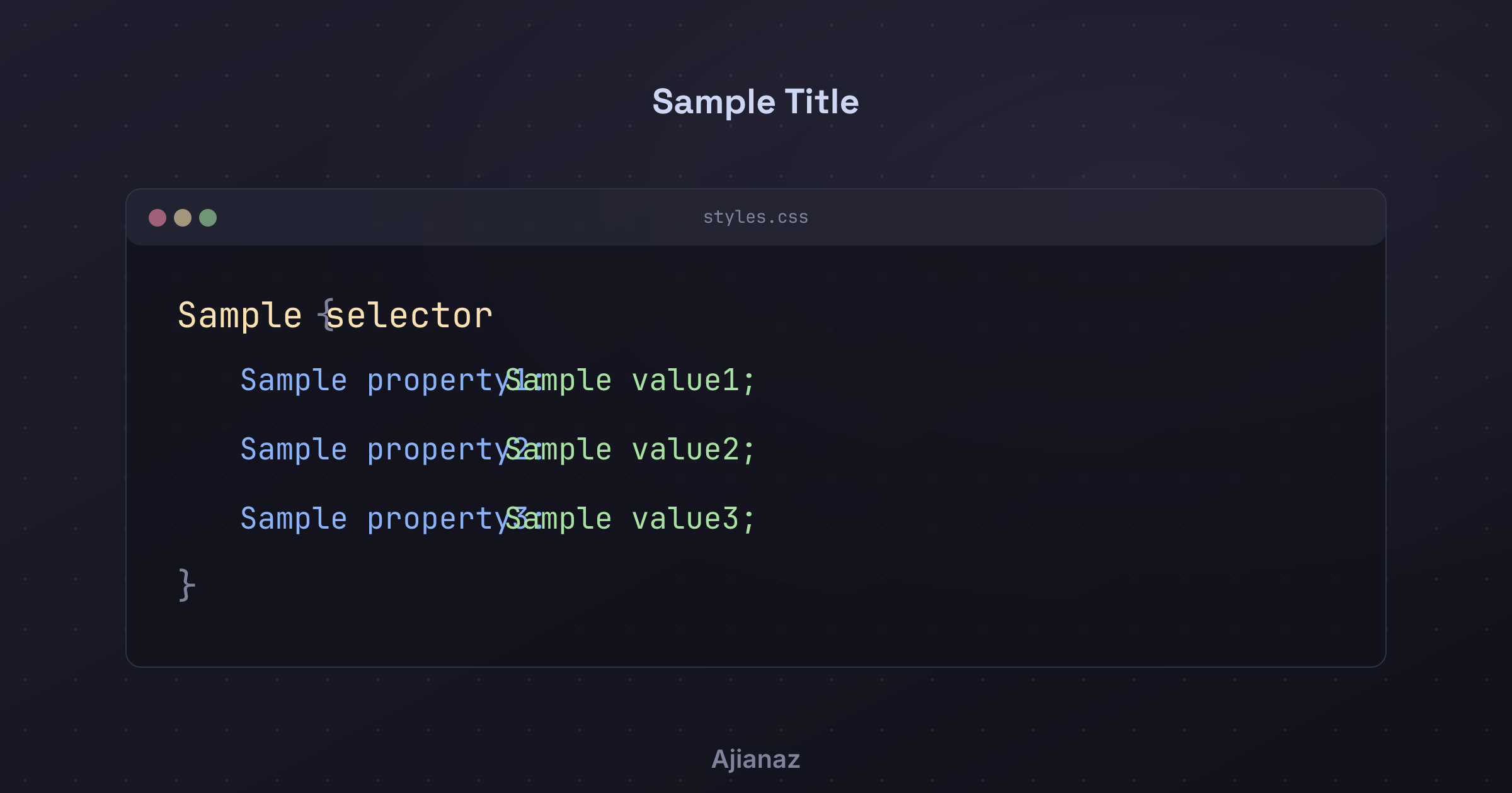CSS Snippet