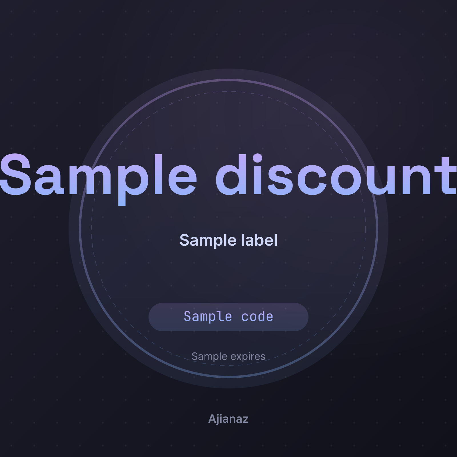Discount Badge