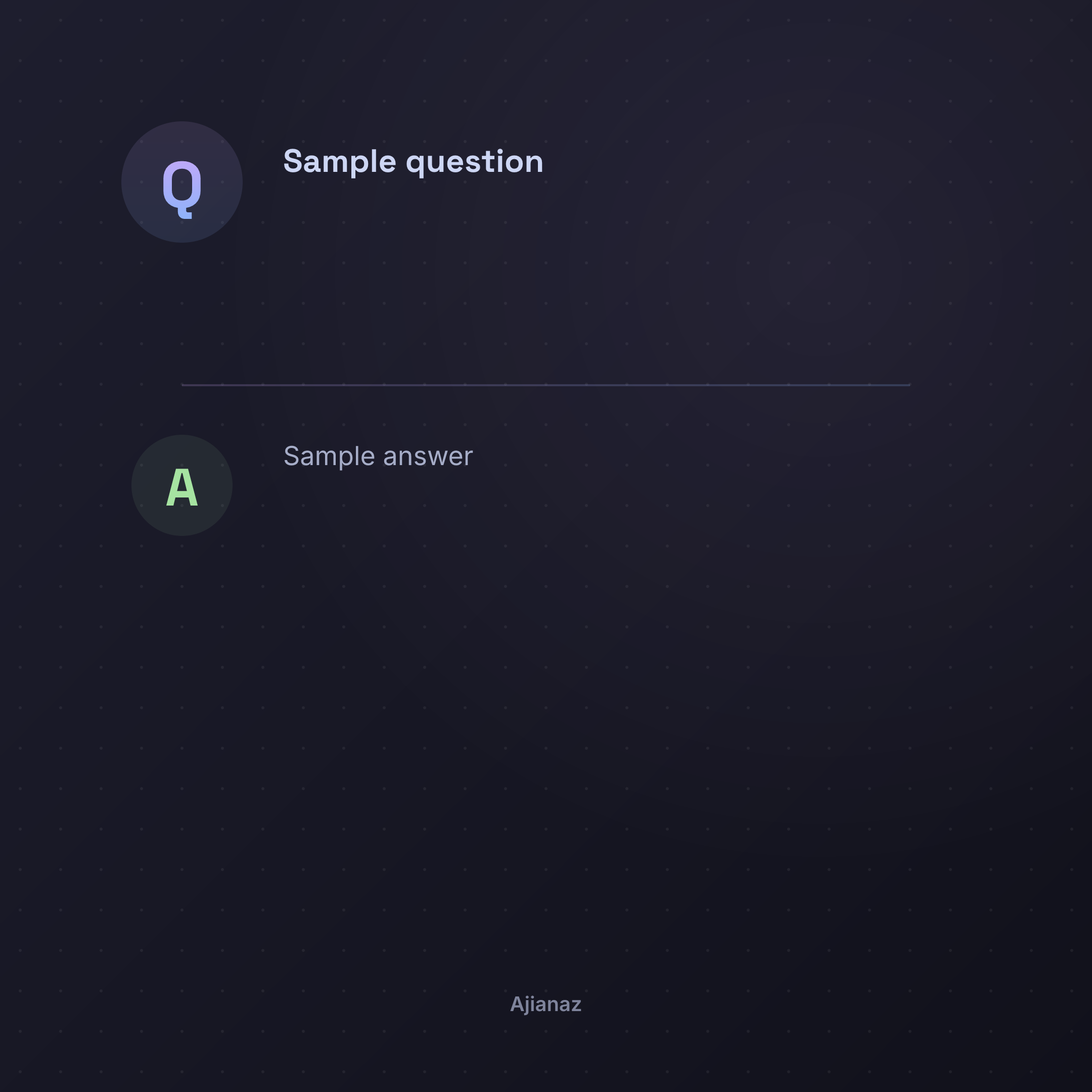 FAQ Single