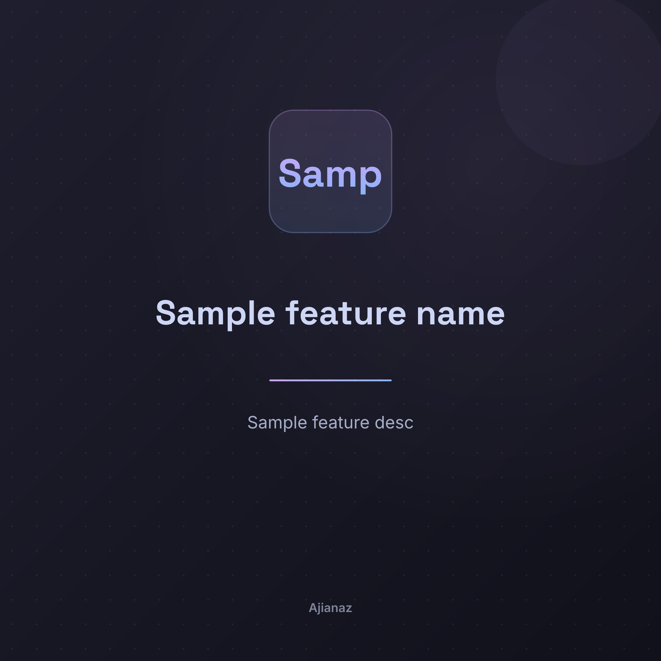 Feature Highlight