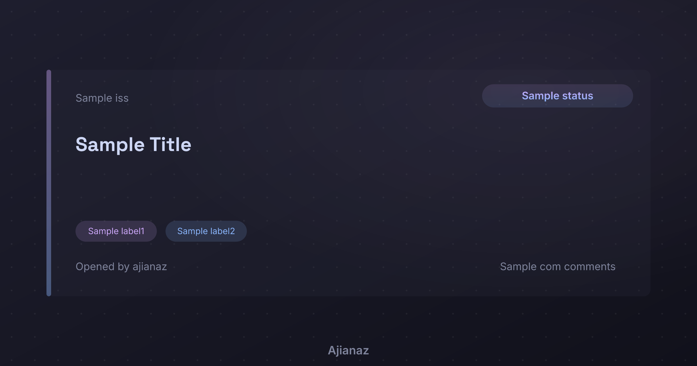 GitHub Issue