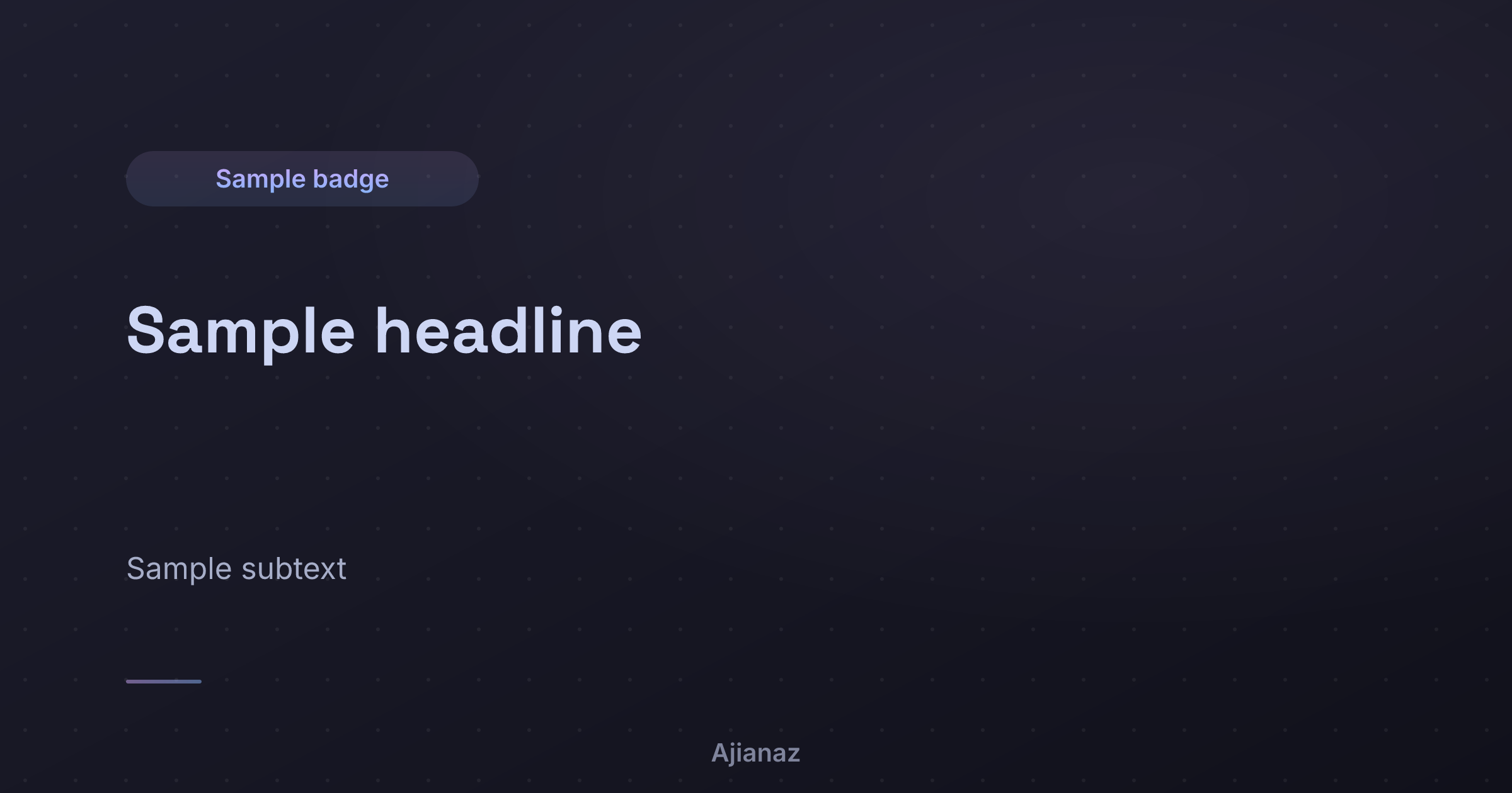 Gradient Banner