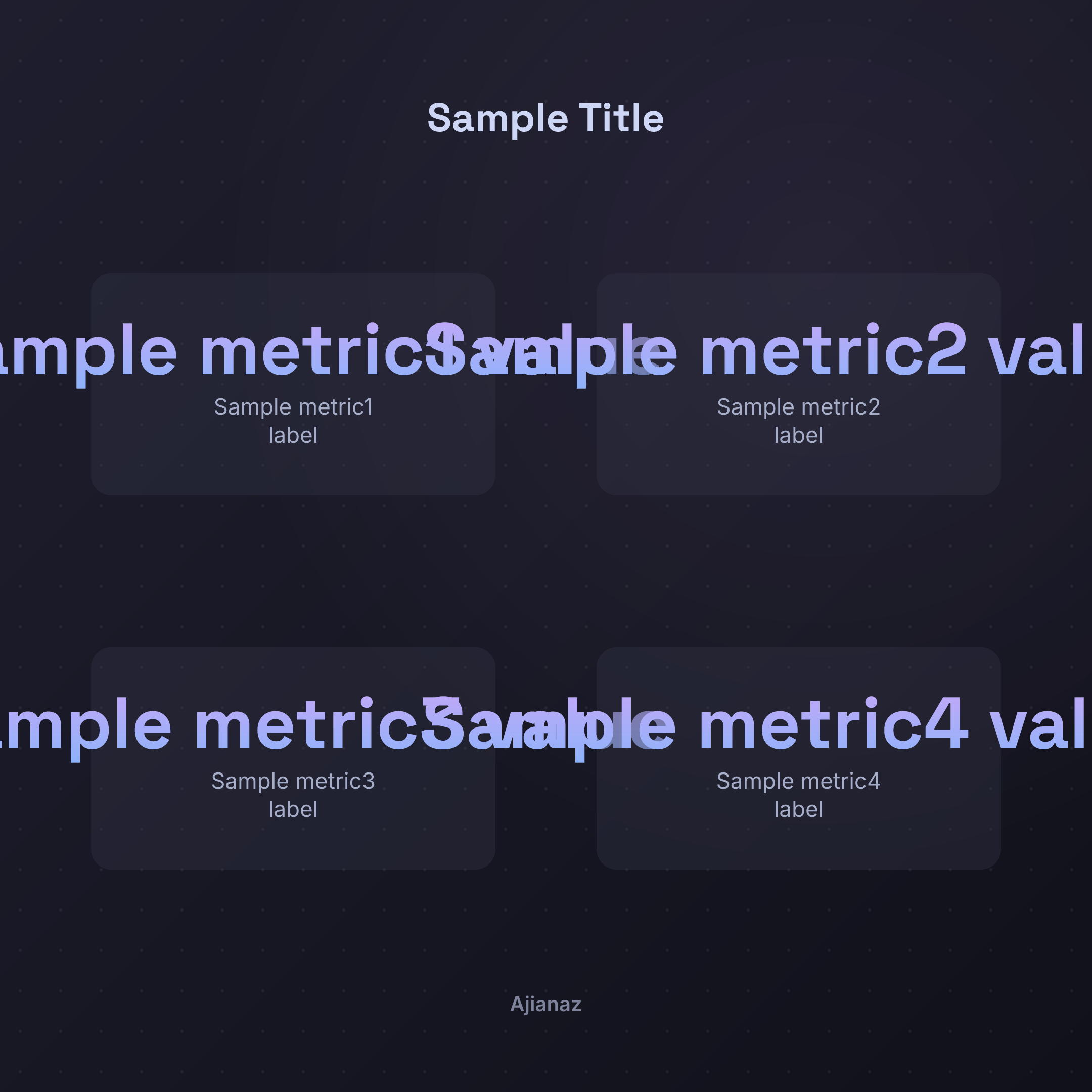 Metric Grid