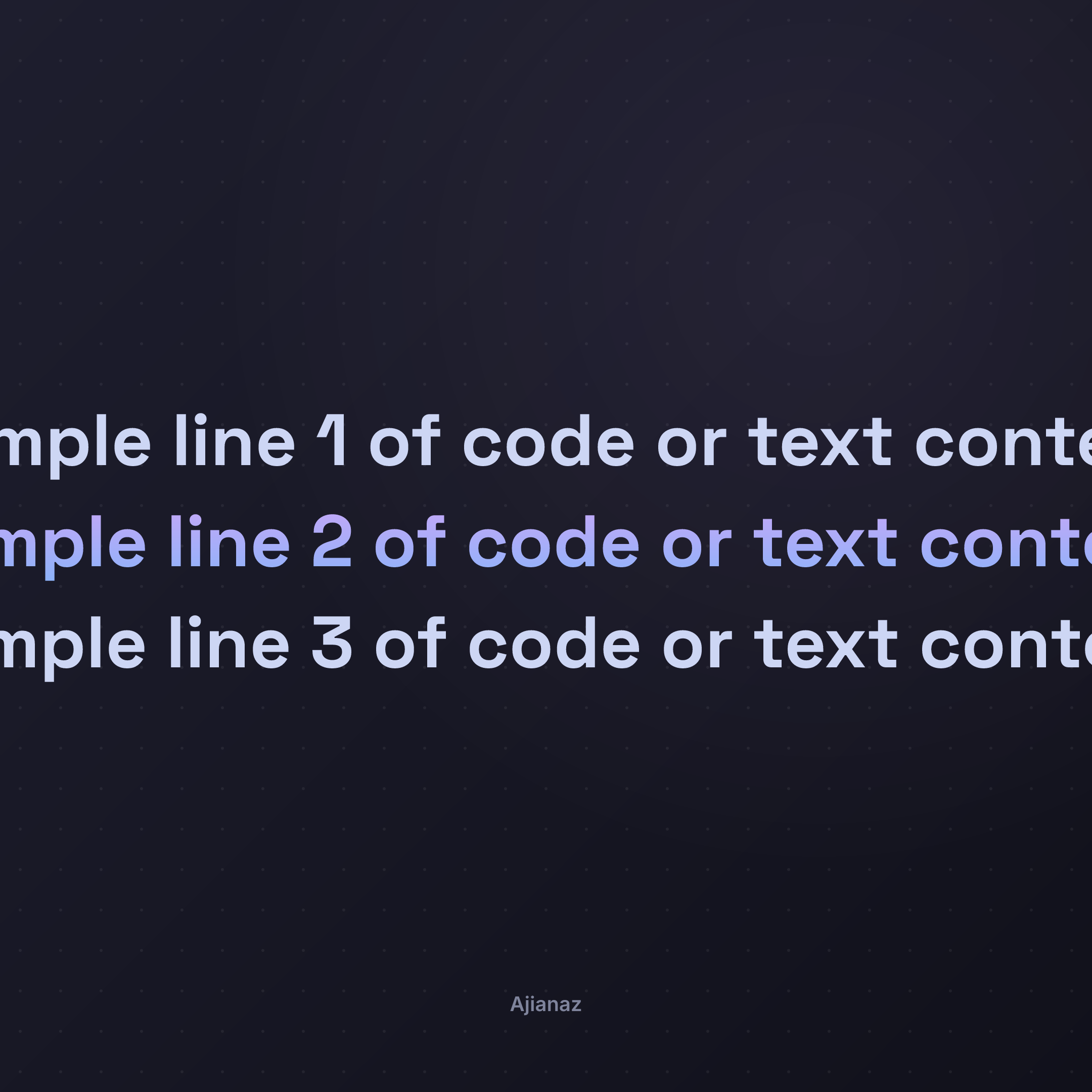 Minimal Text
