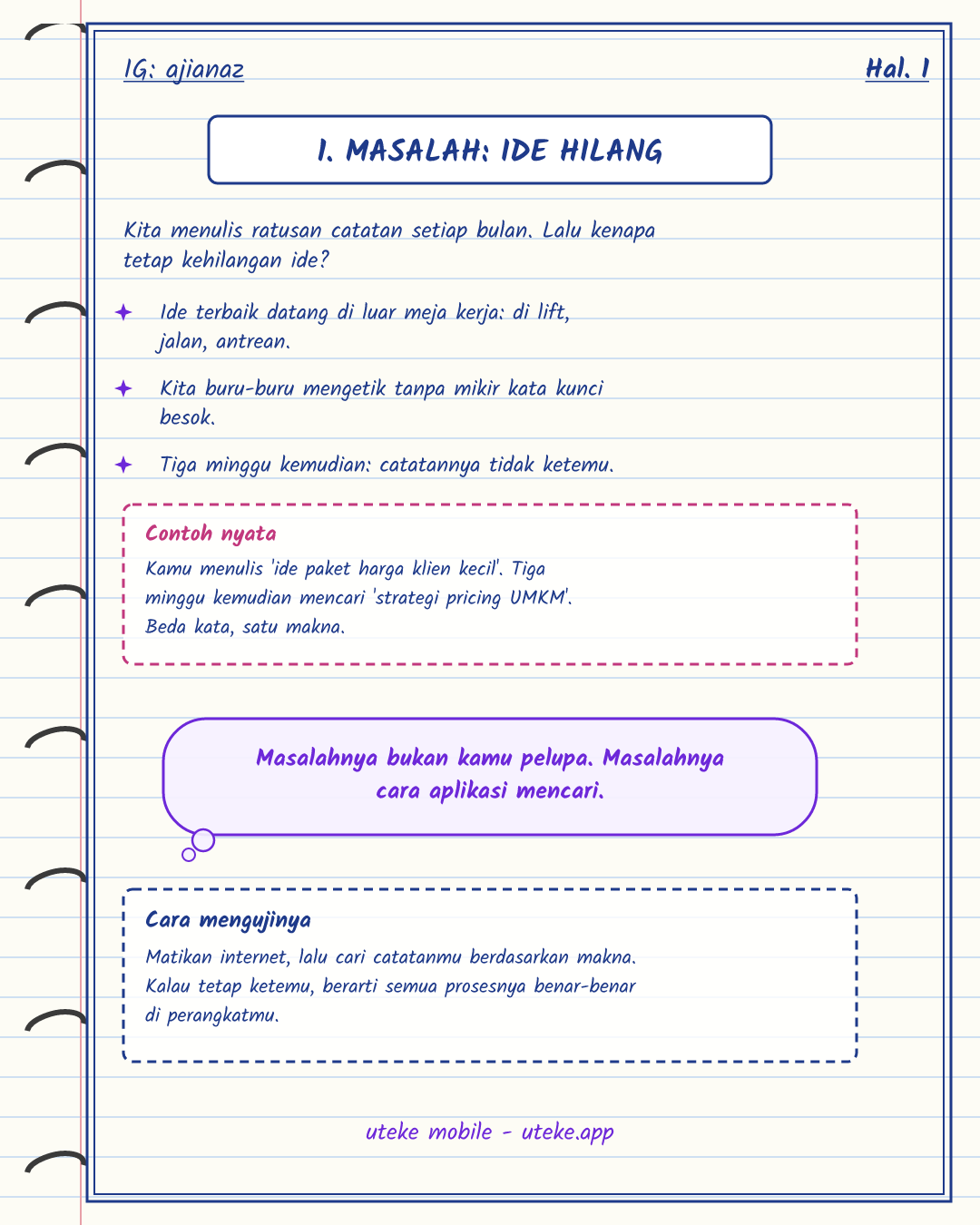 Notebook Page