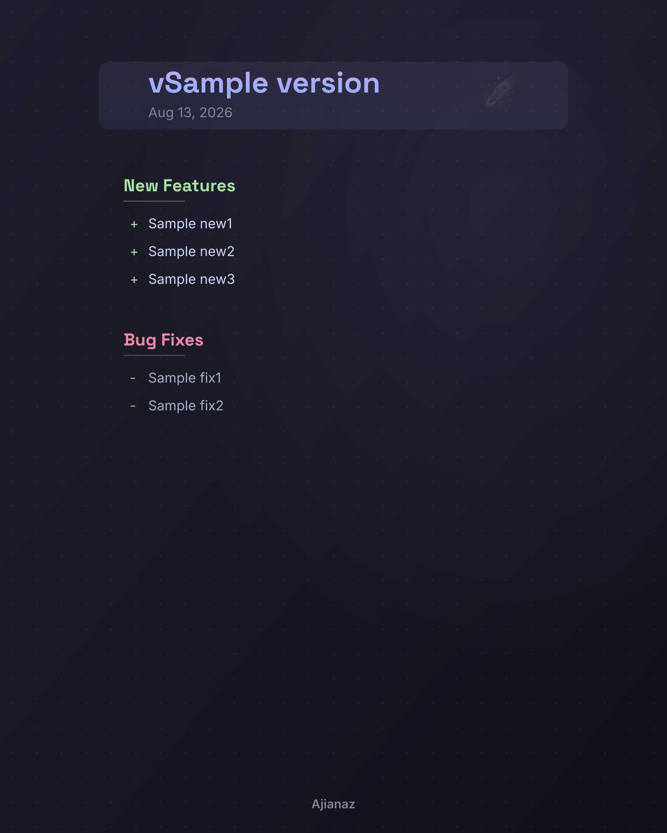 Release Notes