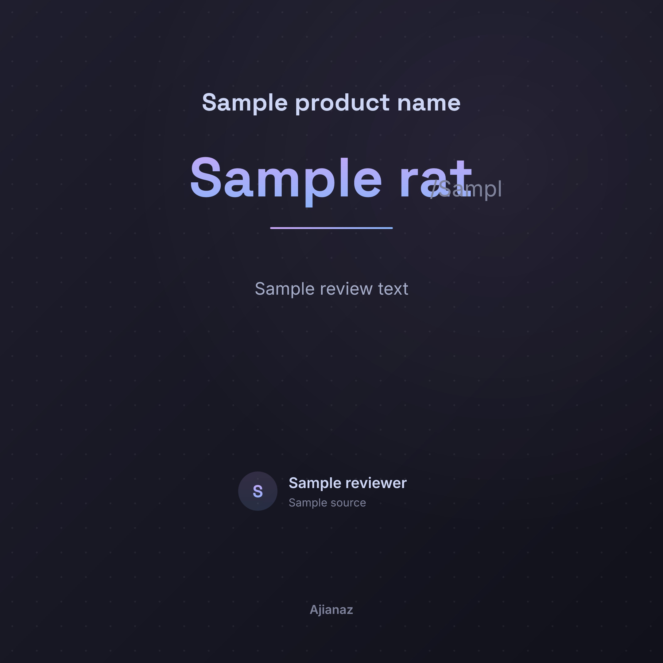 Review Card