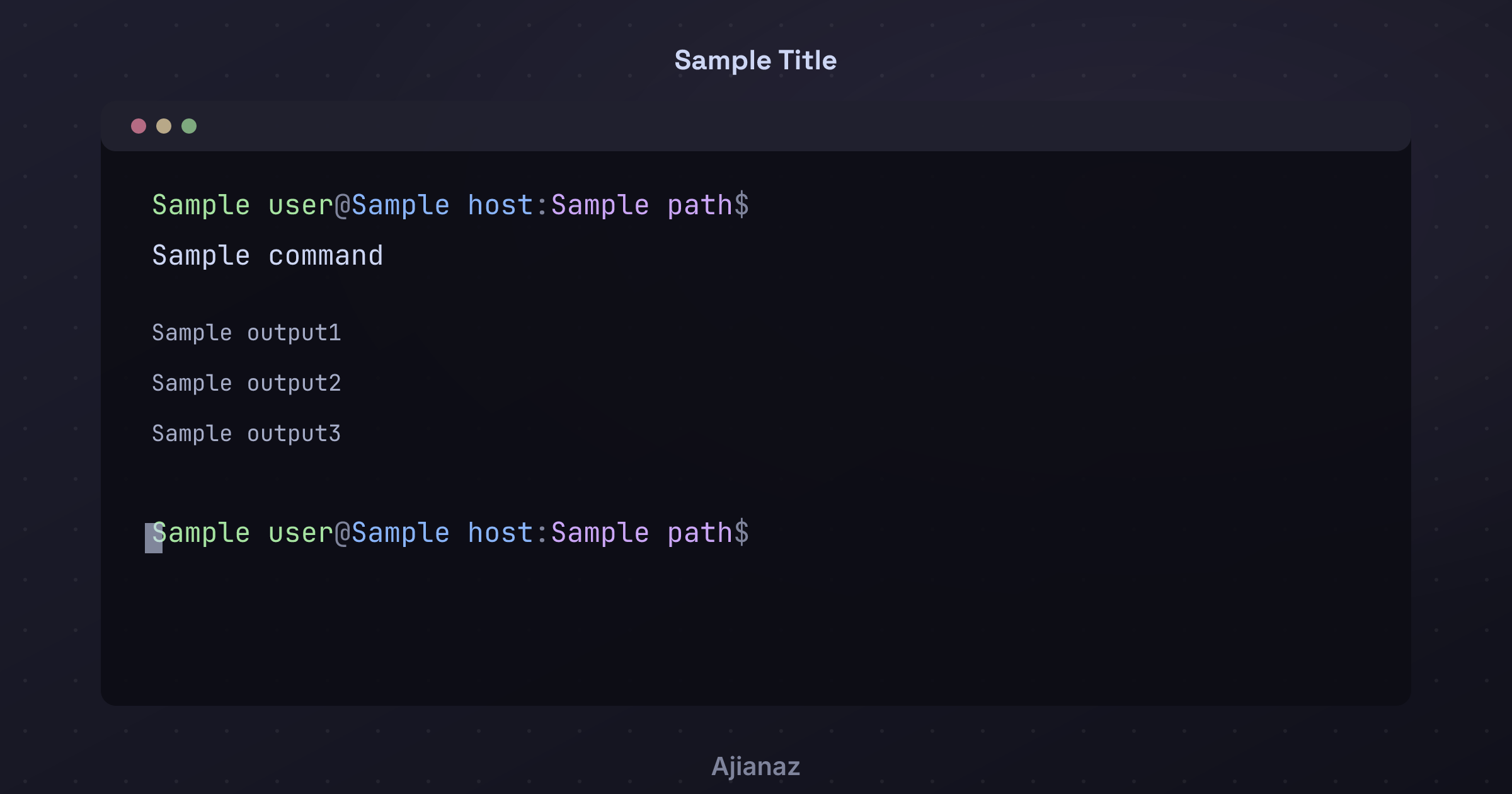 Terminal Prompt